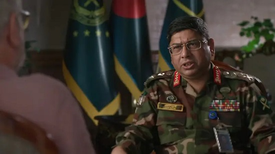 আল জাজিরার ডকুমেন্টারিতে সেনাপ্রধানের সাক্ষাৎকার, যা বলেছেন